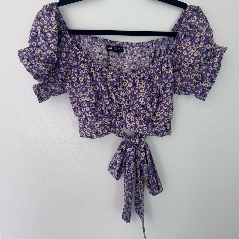 Wild Fable Purple Floral Women's Top